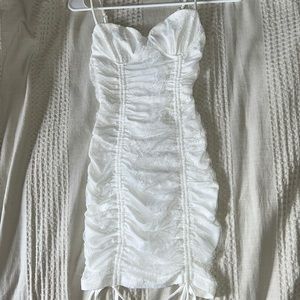 White Princess Polly Mini Dress Size 0